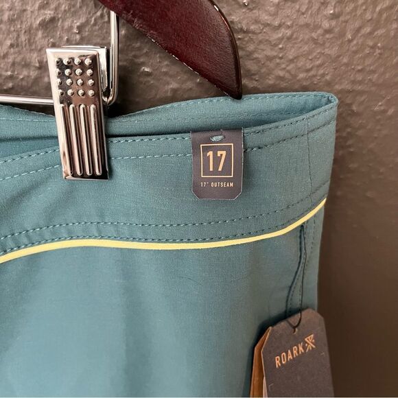 Roark Passage Boardshorts 17 Panel Moorea Hydro Blue 38 - Picture 8 of 13